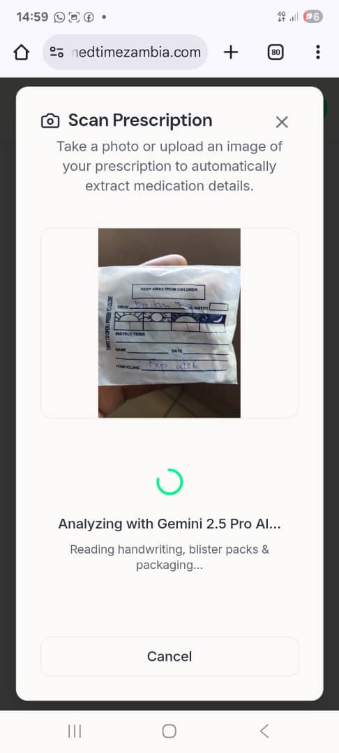 Scan Health Rx MedTime - Medication Adherence Platform